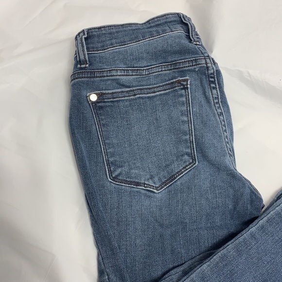 WOMEN’S Judy Blue Skinny Distressed Unfinished Cuff Blue Jeans Size 1 25 - Picture 5 of 9